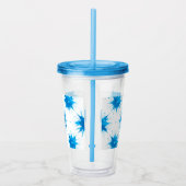 Summer Acrylic Tumbler of Splash Square Wave Acryltrinkbecher (Rechts)