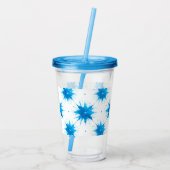 Summer Acrylic Tumbler of Splash Square Wave Acryltrinkbecher (Rückseite)
