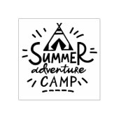 Summer Adventure Camp Gummistempel (Prägung)