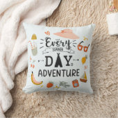 Summer Adventure Quote Colorful Kids Kinderzimmer Kissen (Decke)
