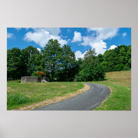 Summer Afternoon at Crow Wood Park Poster (Vorne)