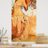 Summer Alfons Mucha Art Nouveau Poster (Küche)