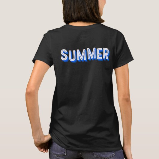 Summer and Gelato Women's Basic T - Shirt (Rückseite)