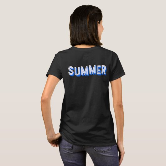 Summer and Gelato Women's Basic T - Shirt (Schwarz voll)