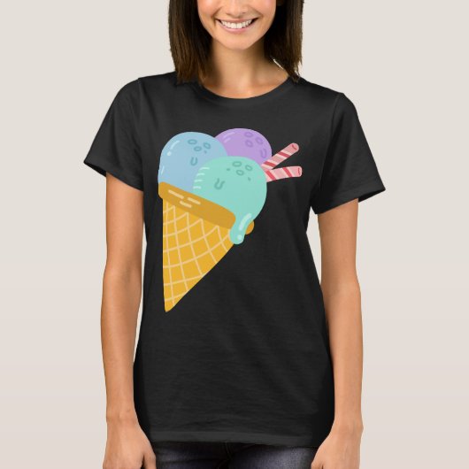 Summer and Gelato Women's Basic T - Shirt (Vorderseite)