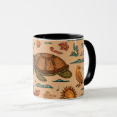 Summer Animals Combo Mug Gift Tasse (VorderseiteRechts)