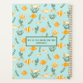 Summer Aquatic Fish Musterplaner Planer (Rückseite)