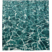 Summer Ästhetik Water Waves Design Style Dusche C Duschvorhang (Vorderseite)