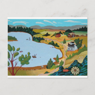 Summer At Lake George Postkarte