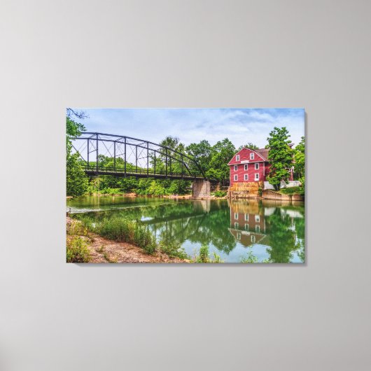 Summer at War Eagle Mill Leinwand (Vorderseite)
