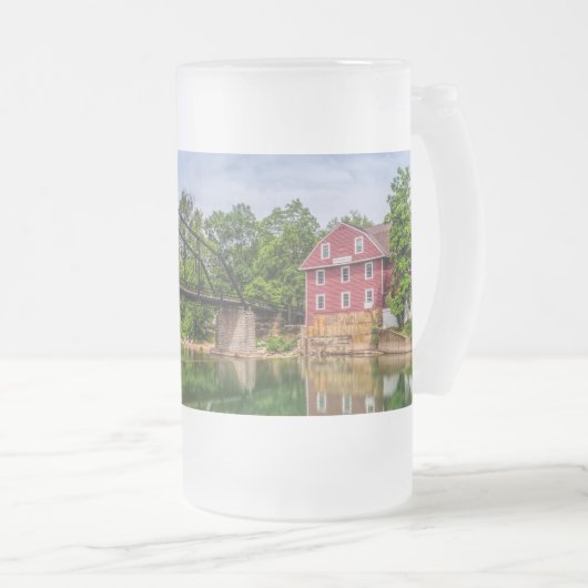 Summer at War Eagle Mill Mattierte Tasse (VorderseiteRechts)