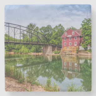 Summer at War Eagle Mill Stone Untersetzer