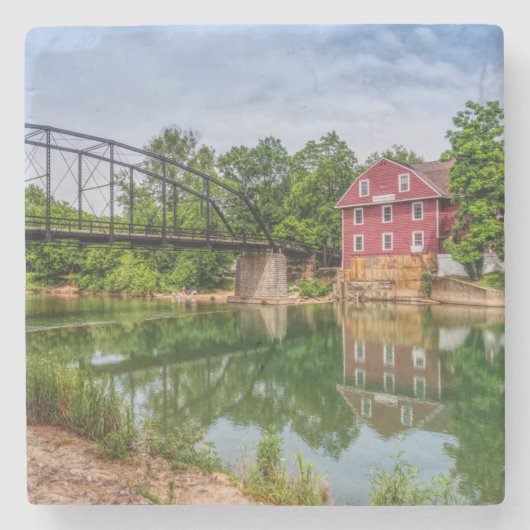 Summer at War Eagle Mill Stone Untersetzer (Vorderseite)