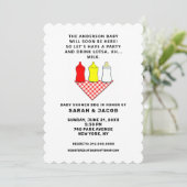 Summer Baby Dusche Einladung (Stehend Vorderseite)