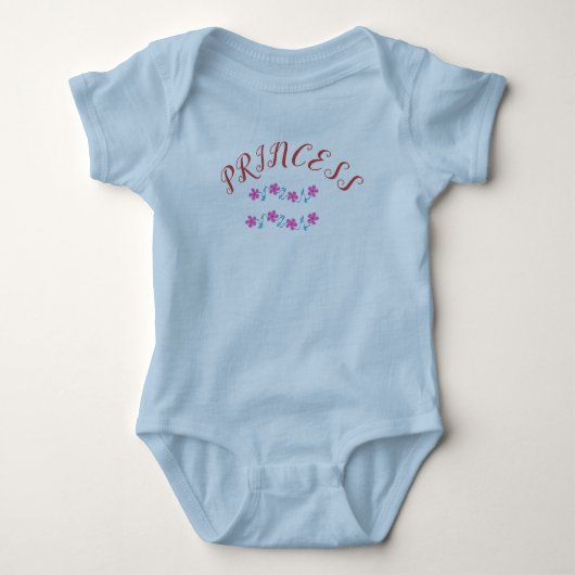 Summer Baby Girl Light Blue Strampler (Vorderseite)