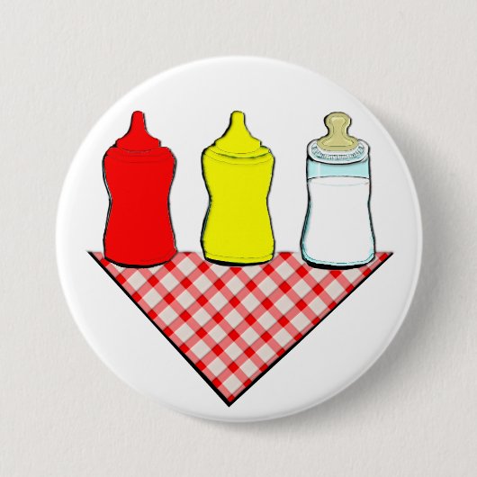 Summer Baby Shower Favoriten Button (Vorderseite)