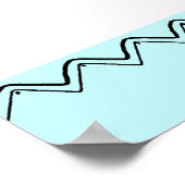 Summer Baby Shower GRILLEN Poster (Ecke)