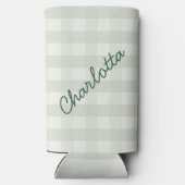 Summer Bach Camp Gingham Junggeselinnen-Abschied G Selters Dosenkühler (Rückseite)