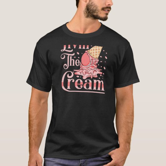 Summer Backprint Ice Creme 1 T-Shirt (Vorderseite)