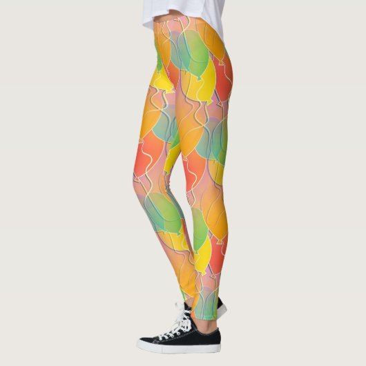 Summer Balloons Muster Leggings (Links)