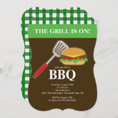 Summer Barbecue Cookout Einladung (Vorne/Hinten)