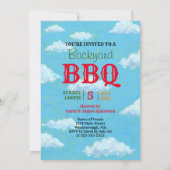 Summer Barbecue GRILLEN Party Save The Date (Rückseite)