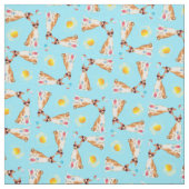 Summer Basenji Fabric Stoff (Muster)