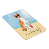 Summer Basenji Magnet (Rechte Seite)