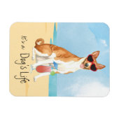 Summer Basenji Magnet (Horizontal)