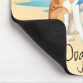 Summer Basenji Mouse Pad Mousepad (Ecke)