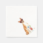 Summer Basenji Napkins Serviette (Vorderseite)