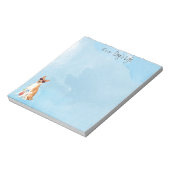 Summer Basenji Notepad Notizblock (Rotiert)