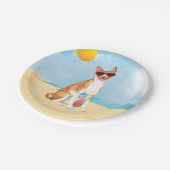 Summer Basenji Paper Teller (Schrägansicht)