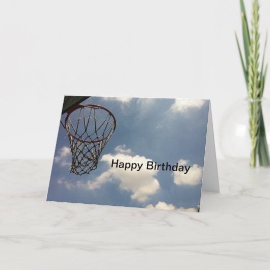 Summer Basketball Karte (Vorderseite)