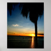 Summer Bay Sunset Poster (Vorne)