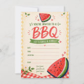 Summer BBQ Einladung (Vorderseite)