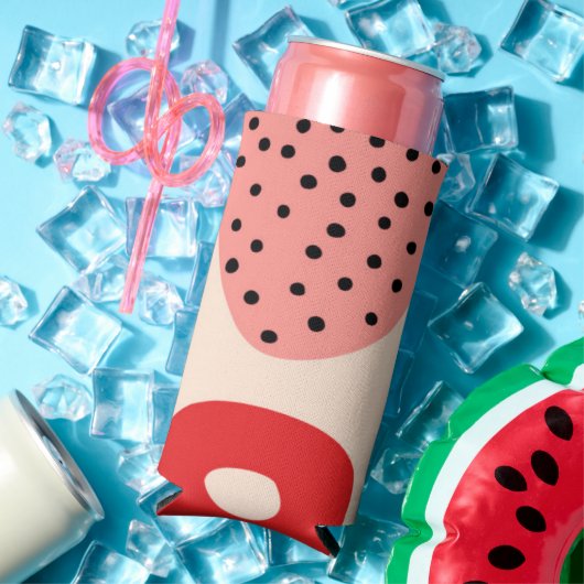 Summer Beach Abstraktes Muster farbenfroher Regenb Selters Dosenkühler (In Situ Sommer)