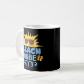 Summer Beach Babe Kaffeetasse (Vorderseite Links)