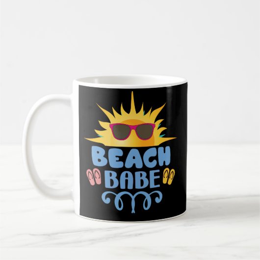 Summer Beach Babe Kaffeetasse (Links)
