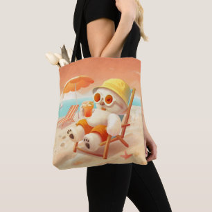 Summer Beach Bear Tasche