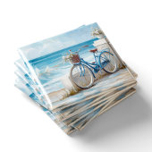 Summer Beach Bike Ocean Kitchen Magnet