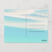 Summer Beach Blue Vielen Dank Postkarte (Rückseite)