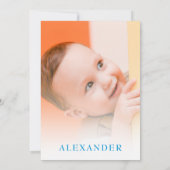 Summer Beach Boys 1. Geburtstag Party Einladung (Rückseite)