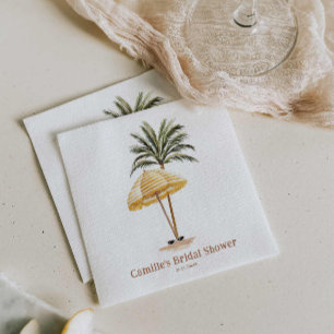 Summer Beach Brautparty Serviette