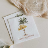 Summer Beach Brautparty Serviette