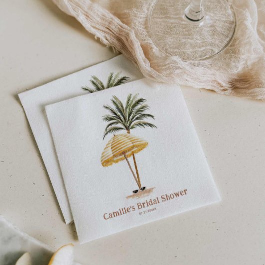 Summer Beach Brautparty Serviette