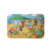 Summer Beach Cats Badematte (Vorderseite)