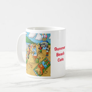 Summer Beach Cats Kaffeetasse