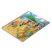 Summer Beach Cats Notizblock (Linke Seite)