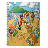 Summer Beach Cats Notizblock (Vorderseite)